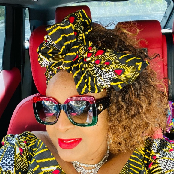 D’IYANU DRESS/MATCHING HEAD-WRAP - Picture 4 of 4